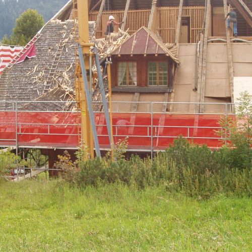 Altes Schulhaus Dorf Schangnau Abriss